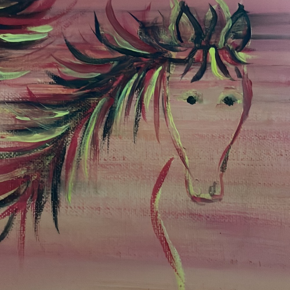 Original acrylic One of a kind hand painted. - Picture 4 of 6
